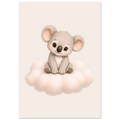 Söt koala på moln poster poster