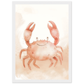 Söt krabba poster poster