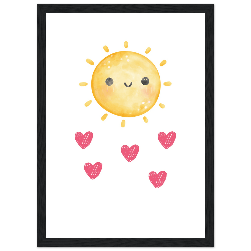 Sol och hjärtan poster poster