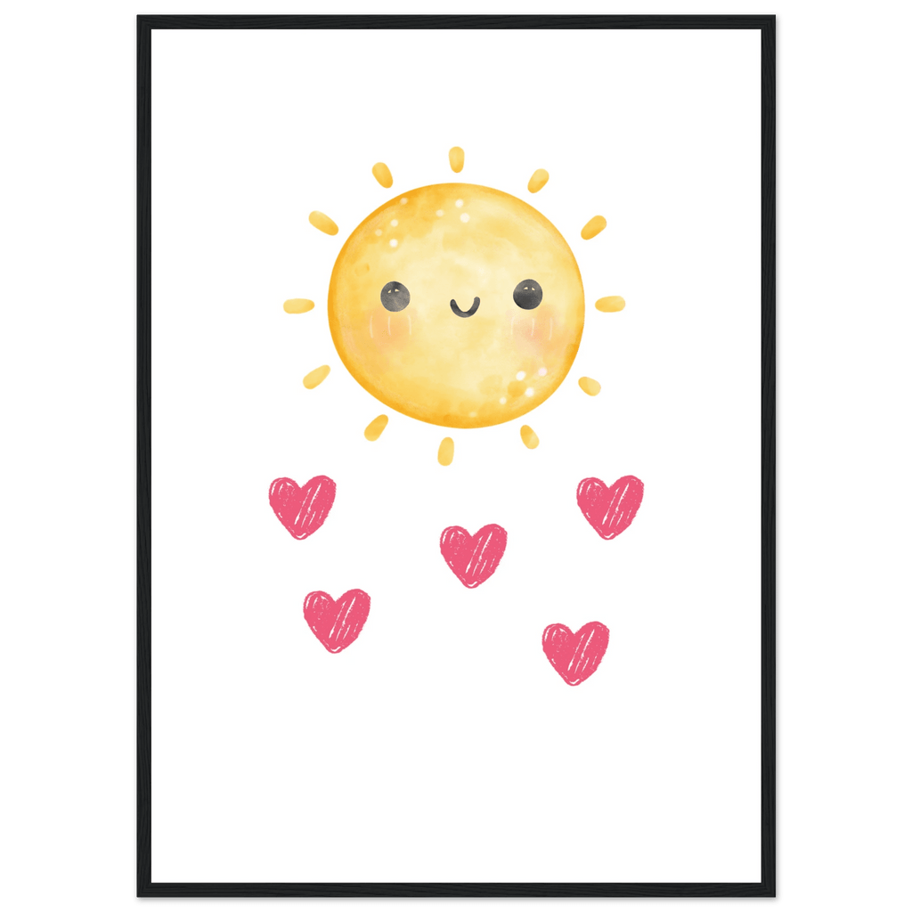 Sol och hjärtan poster poster