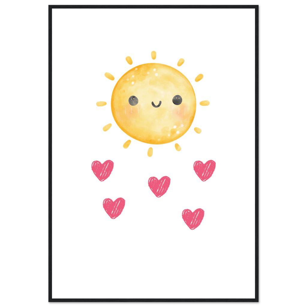 Sol och hjärtan poster poster