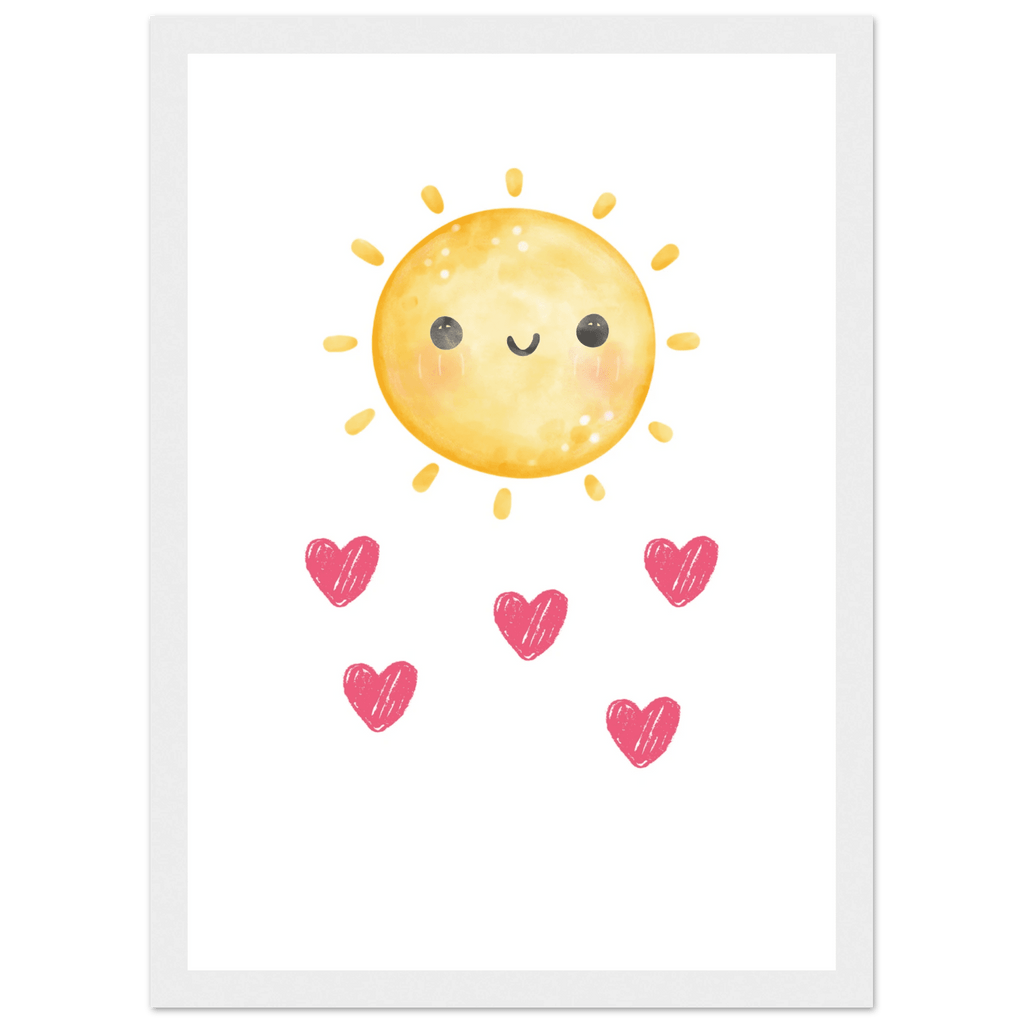 Sol och hjärtan poster poster