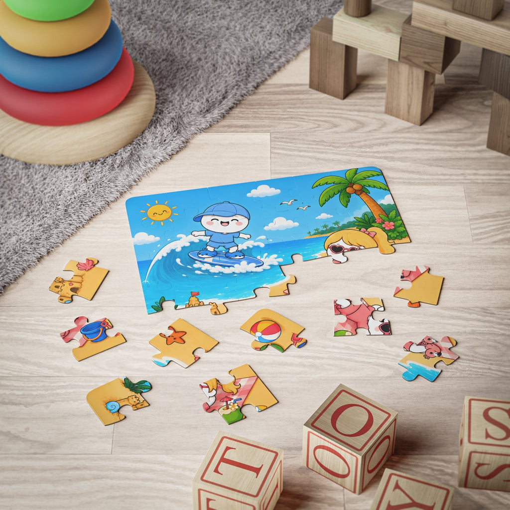 Sommarpussel med Lille & Lilli poster