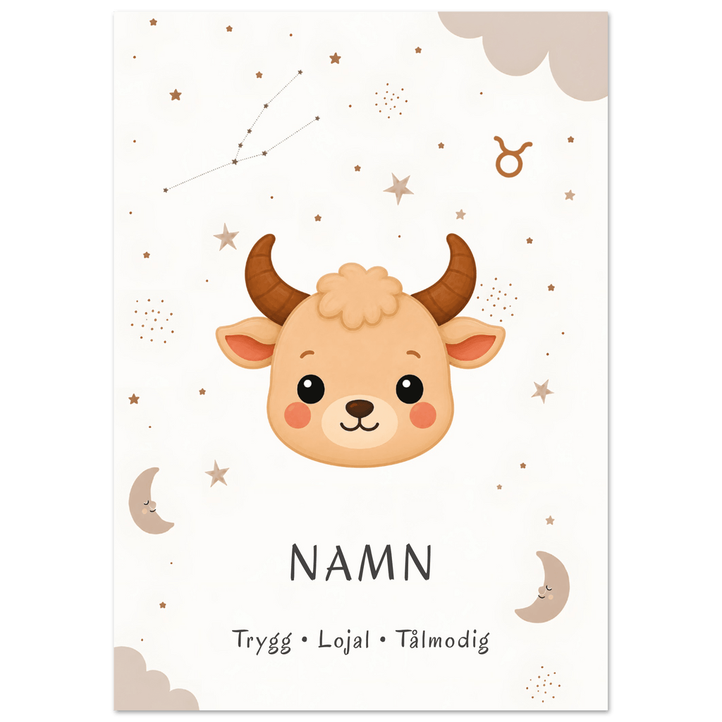 Stjärntecken oxen med namn poster