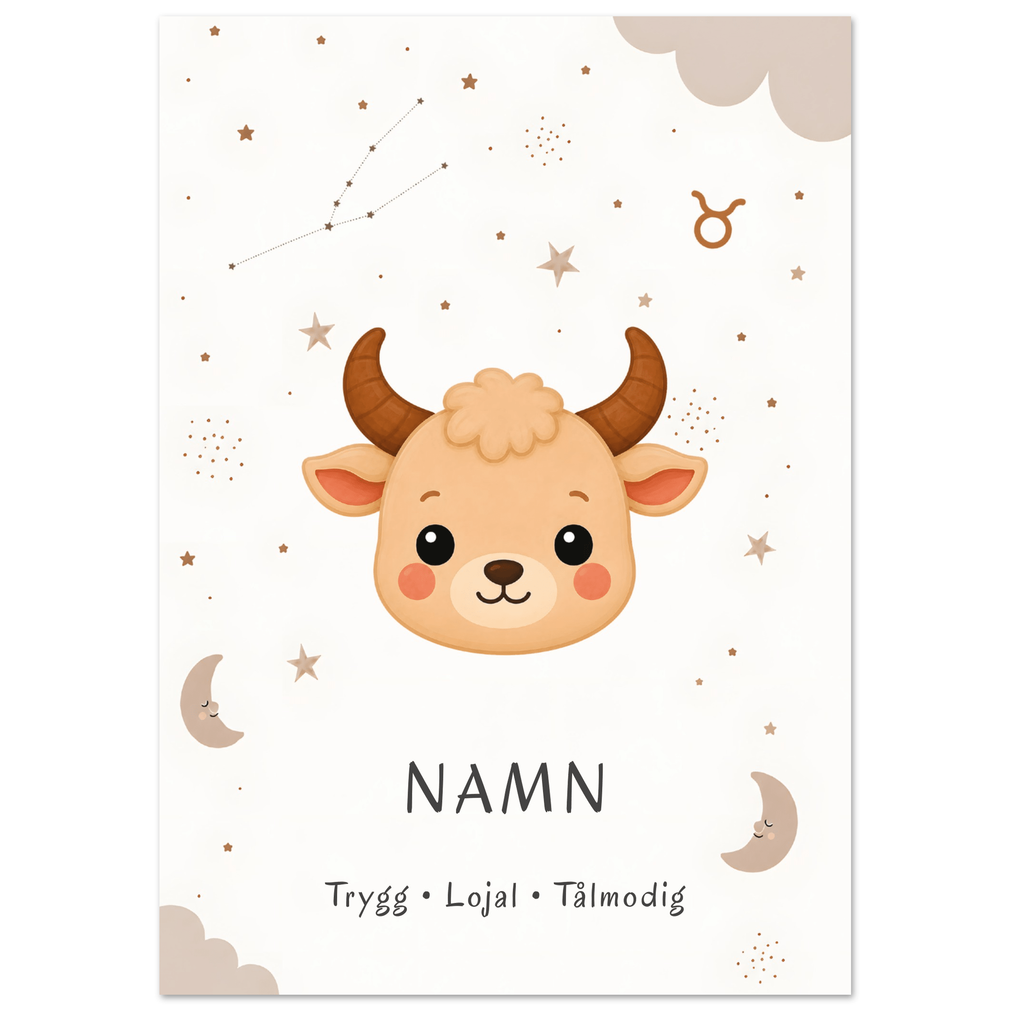 Stjärntecken oxen med namn poster