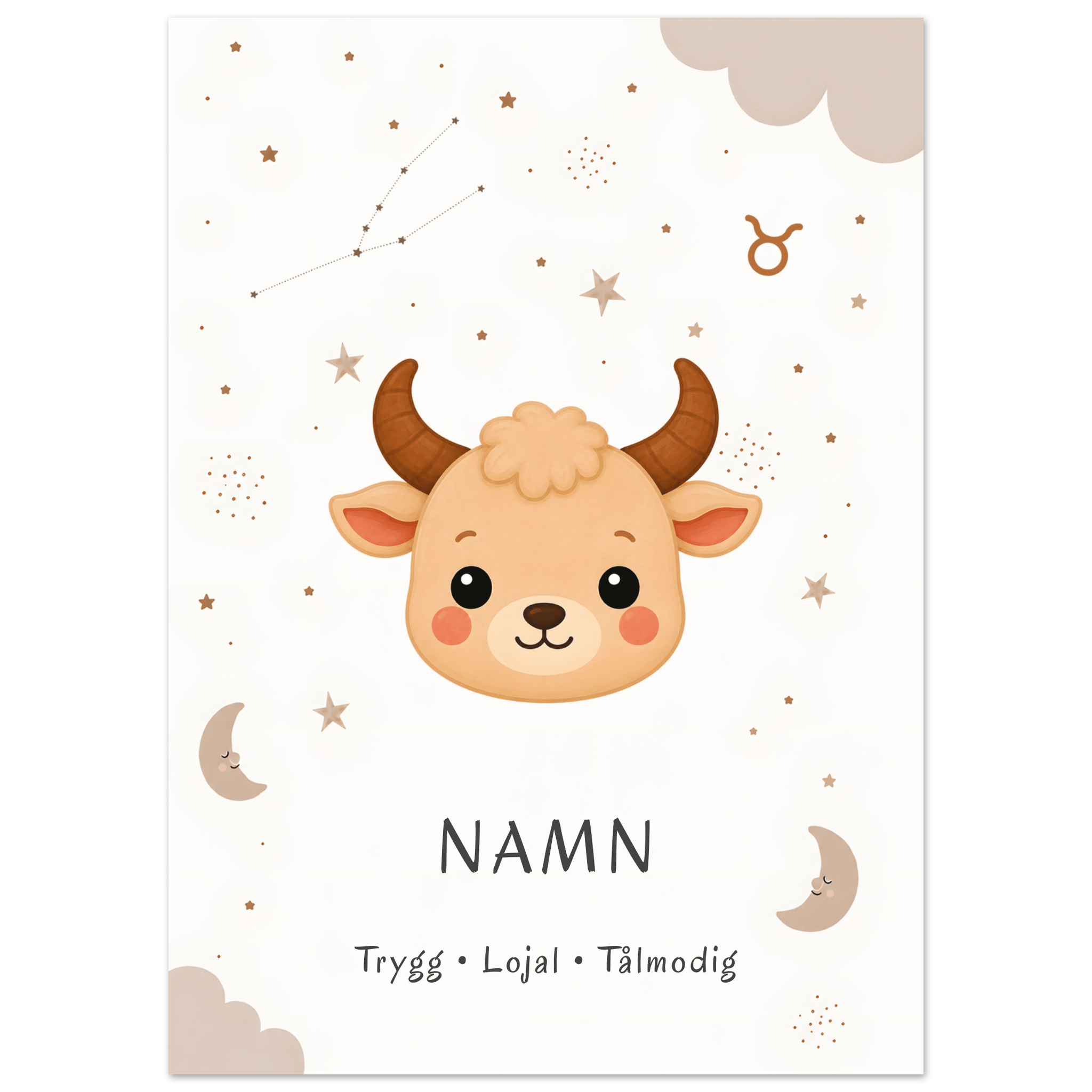 Stjärntecken oxen med namn poster