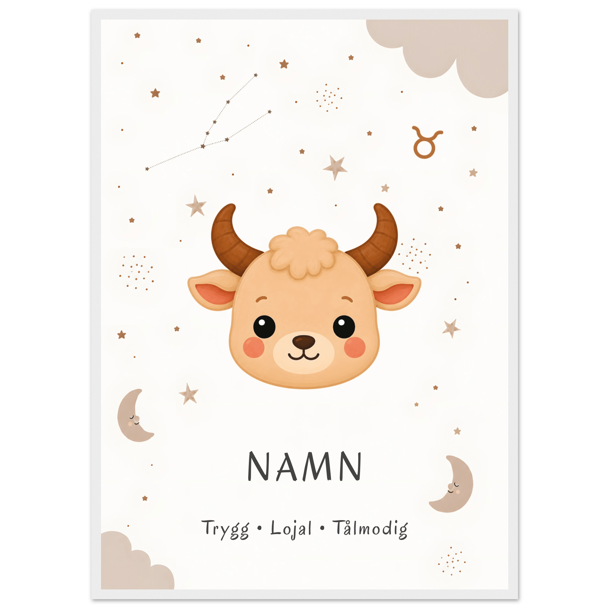 Stjärntecken oxen med namn poster