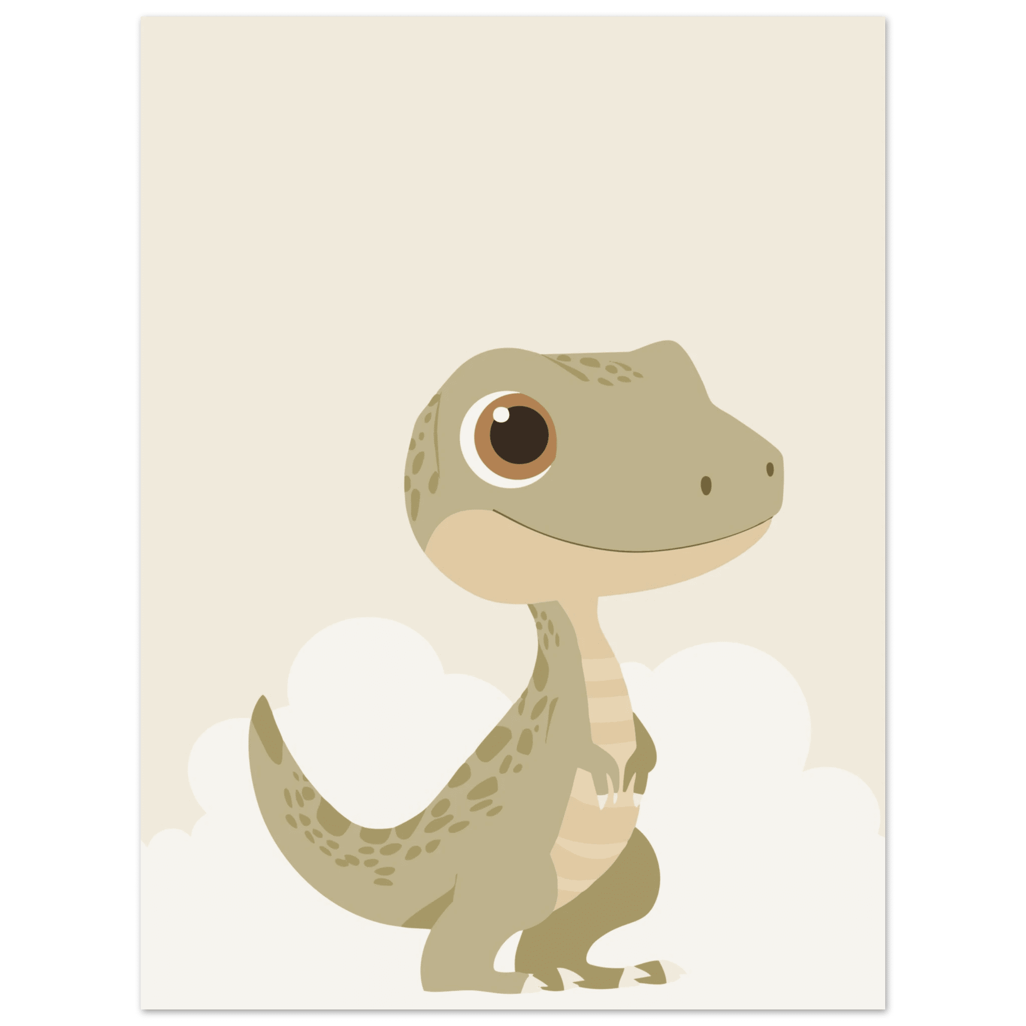 T-Rex dinosaurieposter med eget namn poster