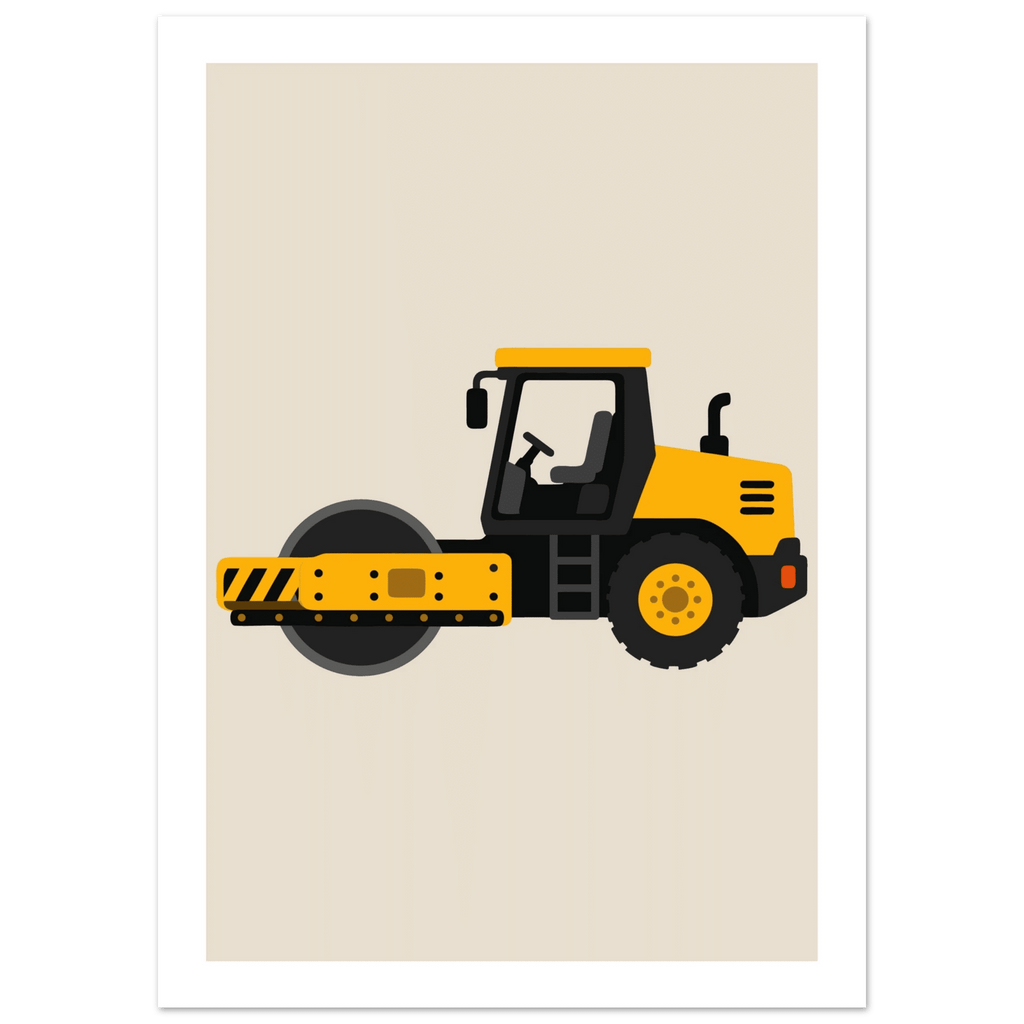 Vägvält poster poster