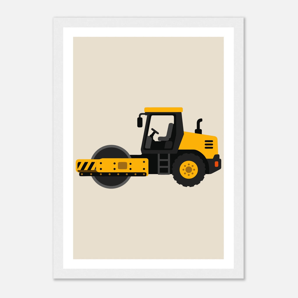 Vägvält poster poster