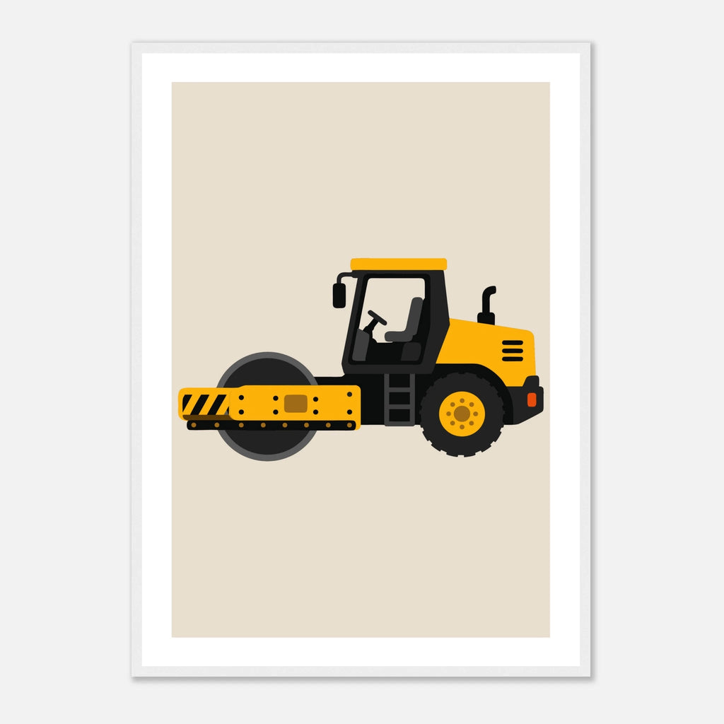 Vägvält poster poster