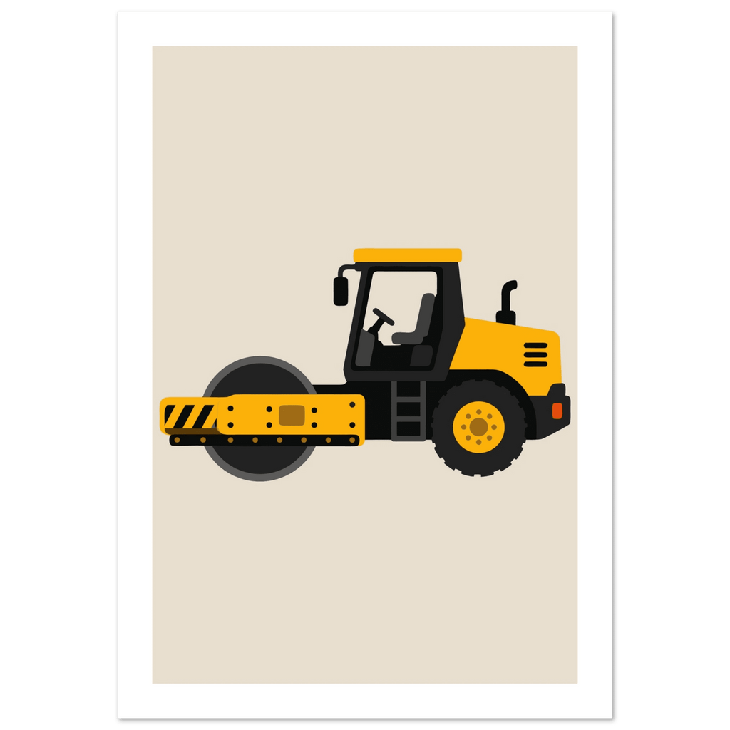 Vägvält poster poster